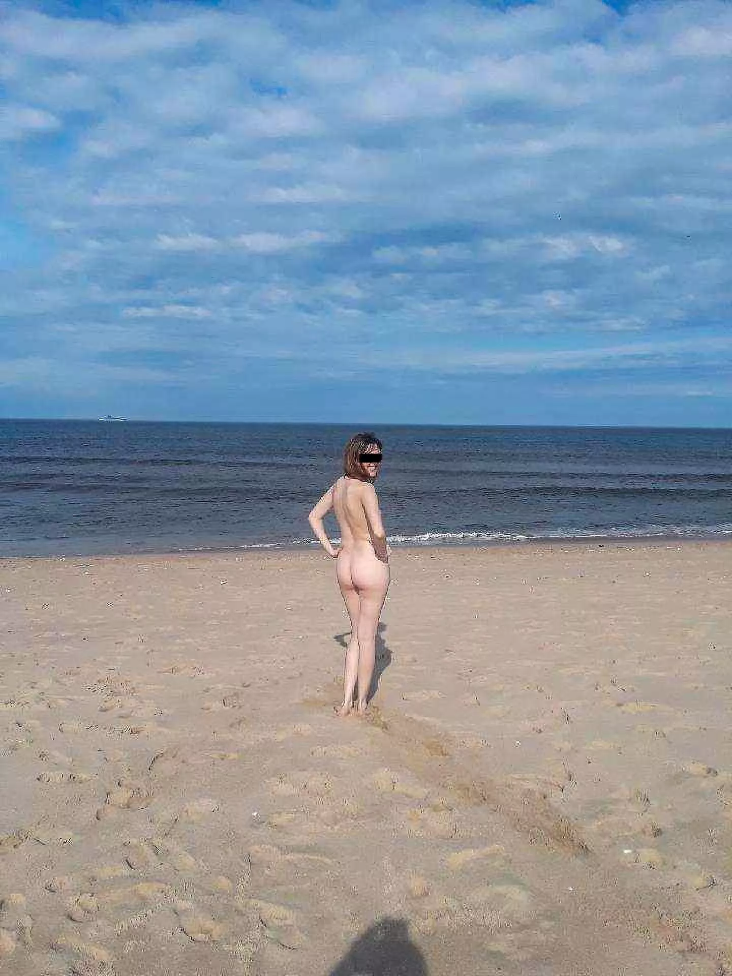 This was her first time to Gunnison Beach a couple of years ago.