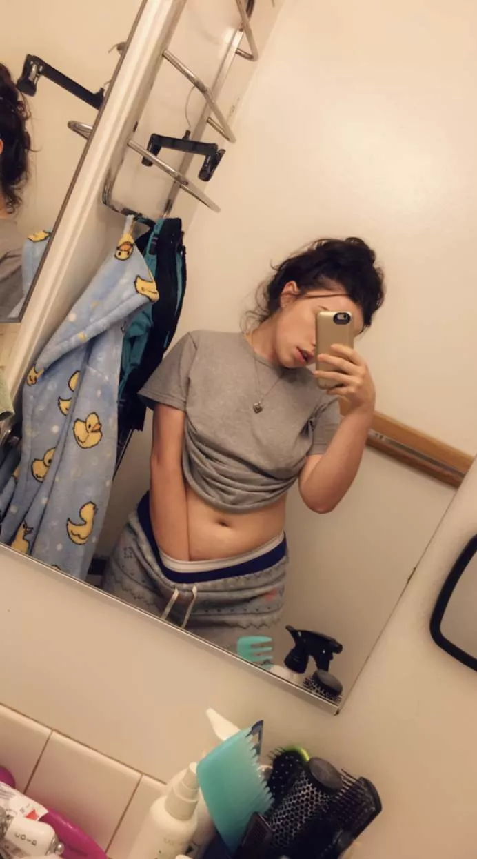 Touching myself currently