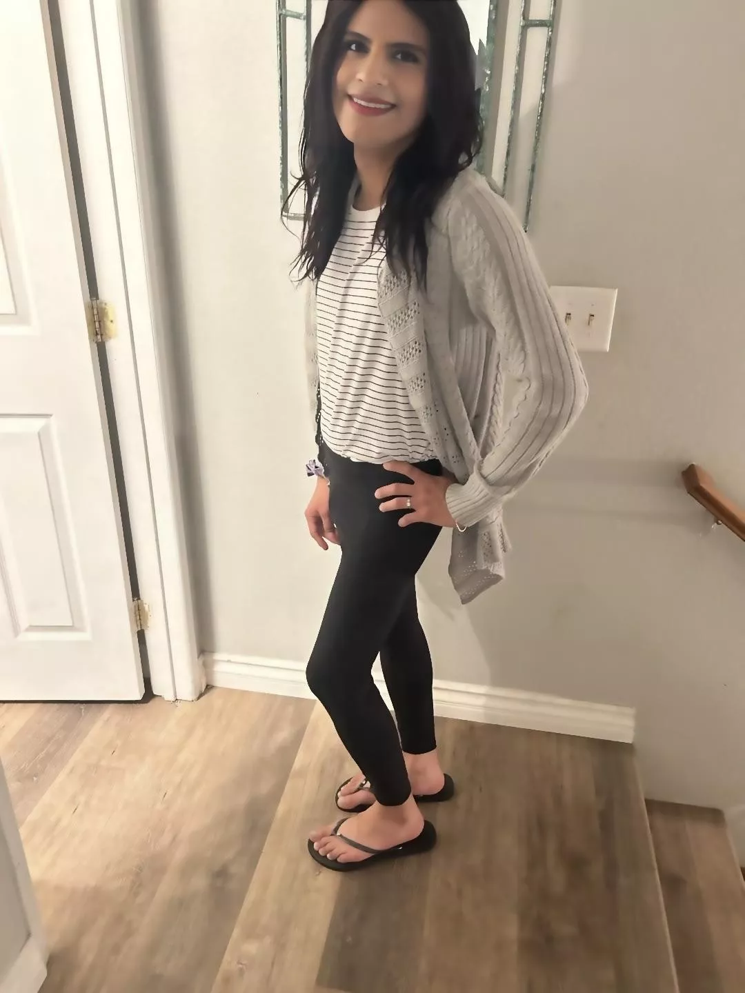 Trying out my new sandals