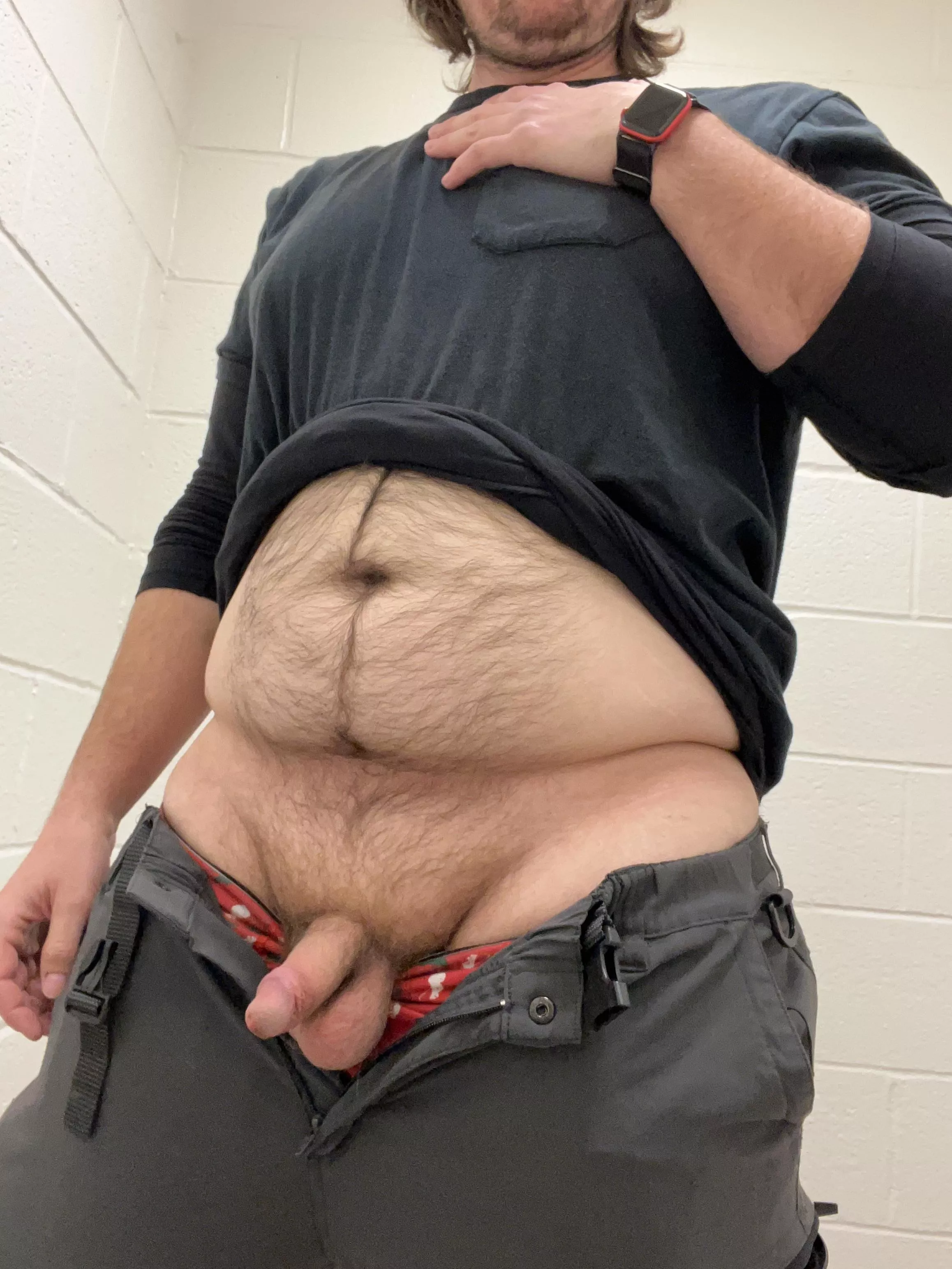 Who doesn’t like a night time work selfie?