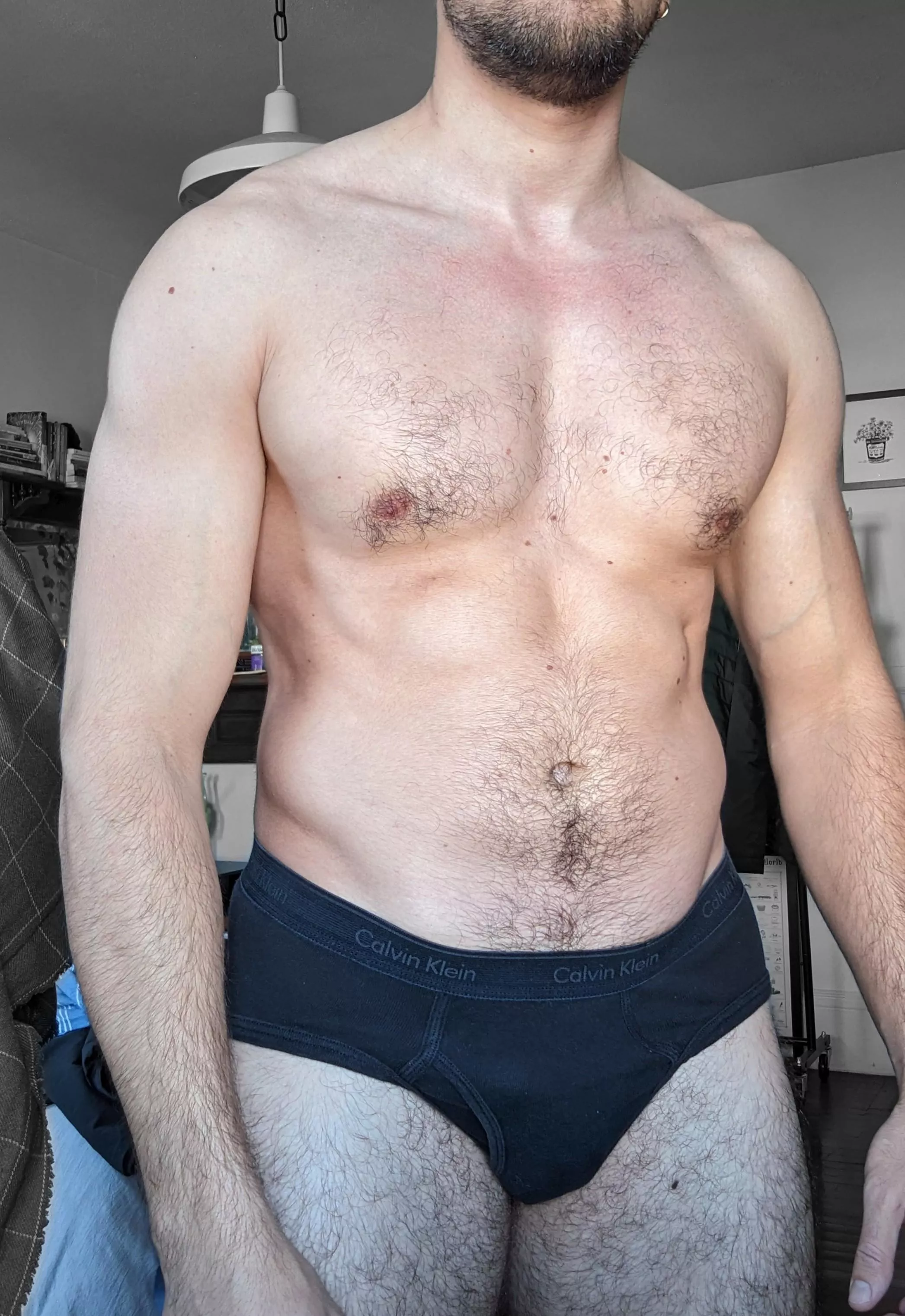 (28) You know it's a good workout when even your briefs are drenched (sweat and cum)