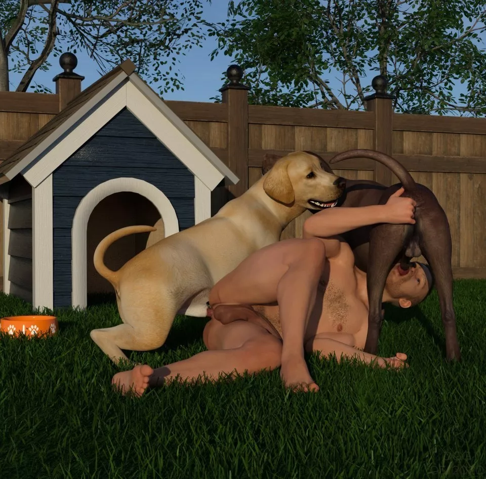 A good bitch services with all holes