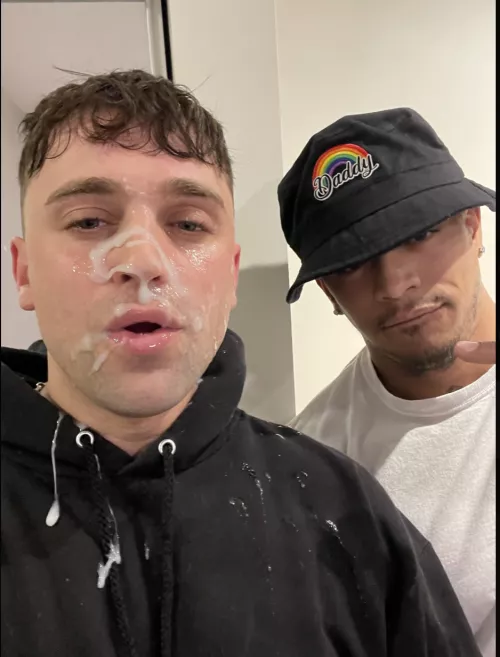 Bro busted all over me