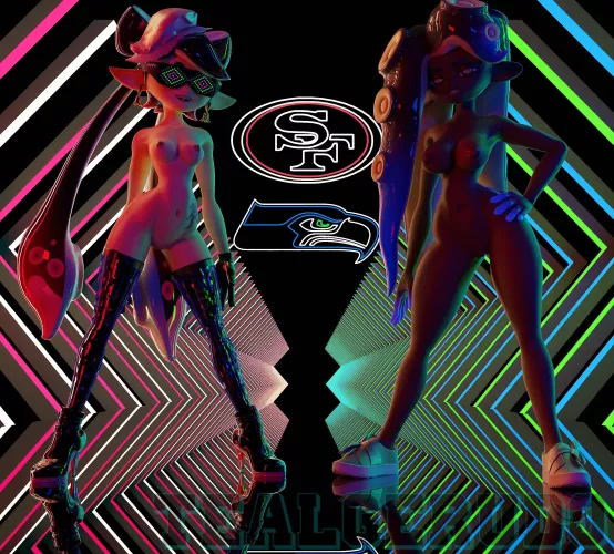 Callie and Marina fans of teams that hate each other [TealGerudo]