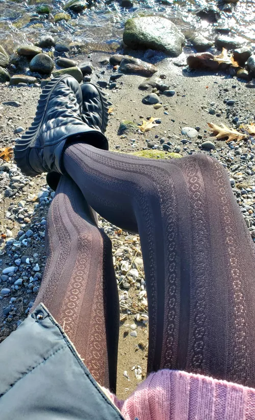 Enjoying the fall weather..