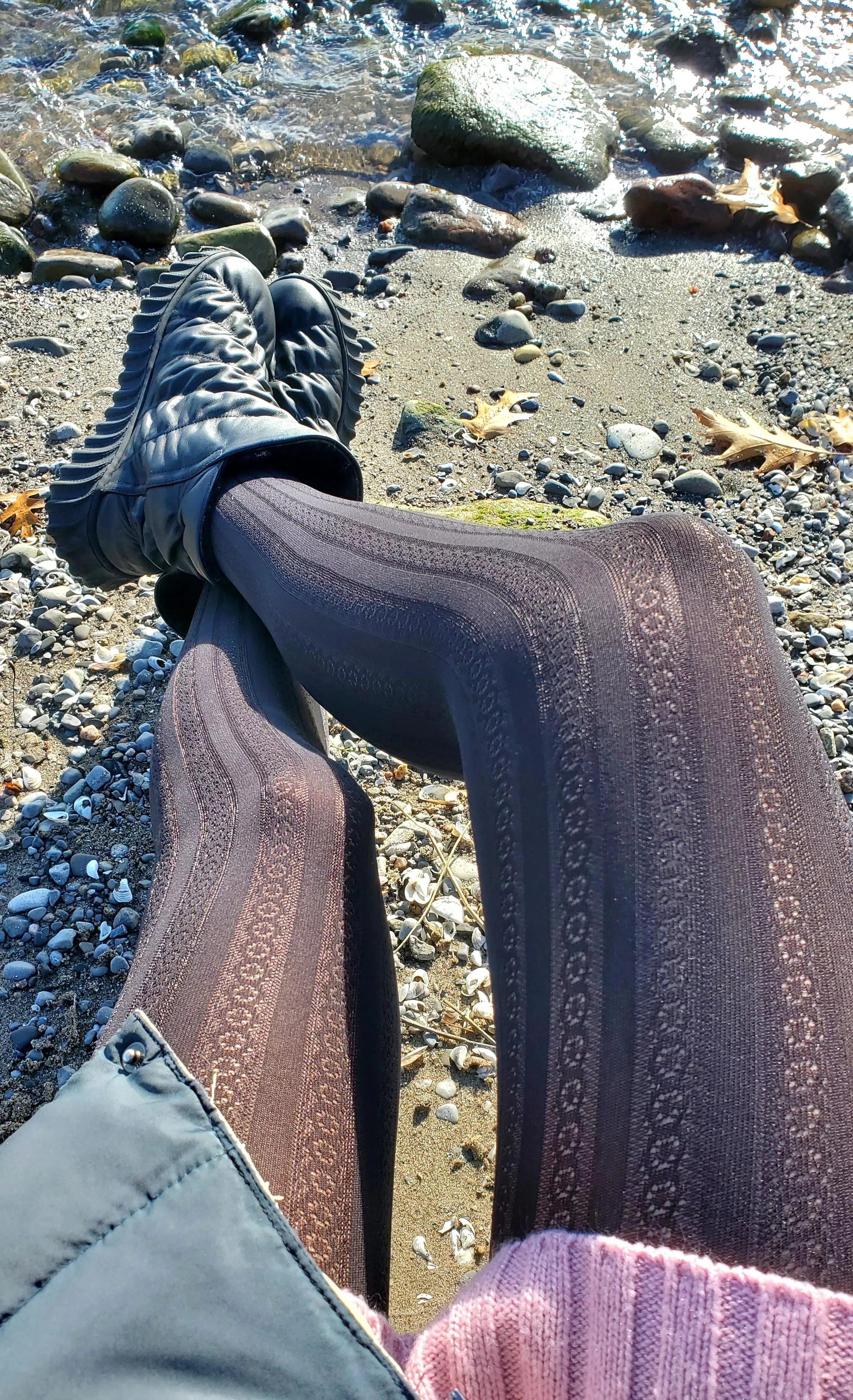 Enjoying the fall weather..