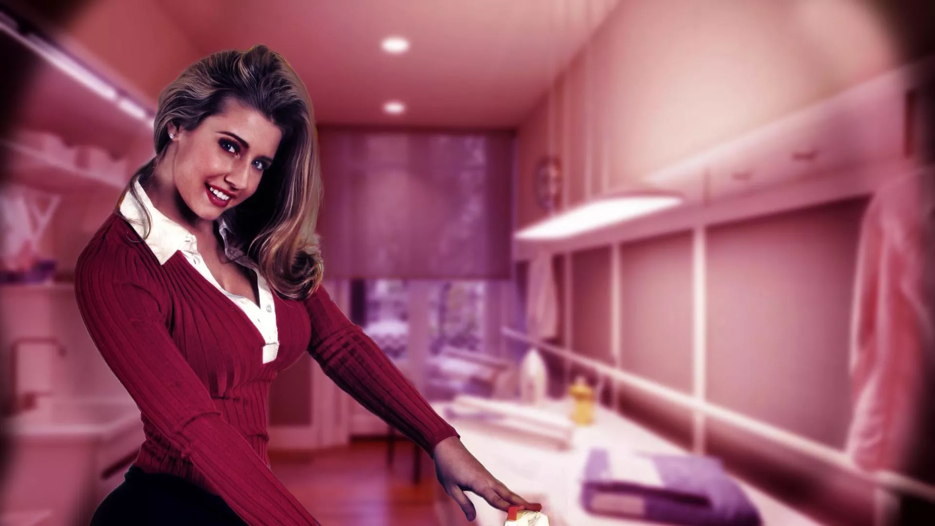 Erica PINUP GIRL Wallpaper