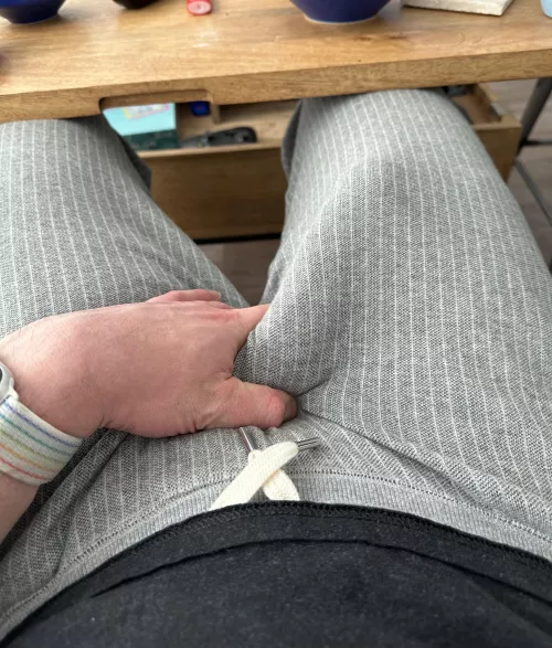First time posting bulge, needs to be milked 💦