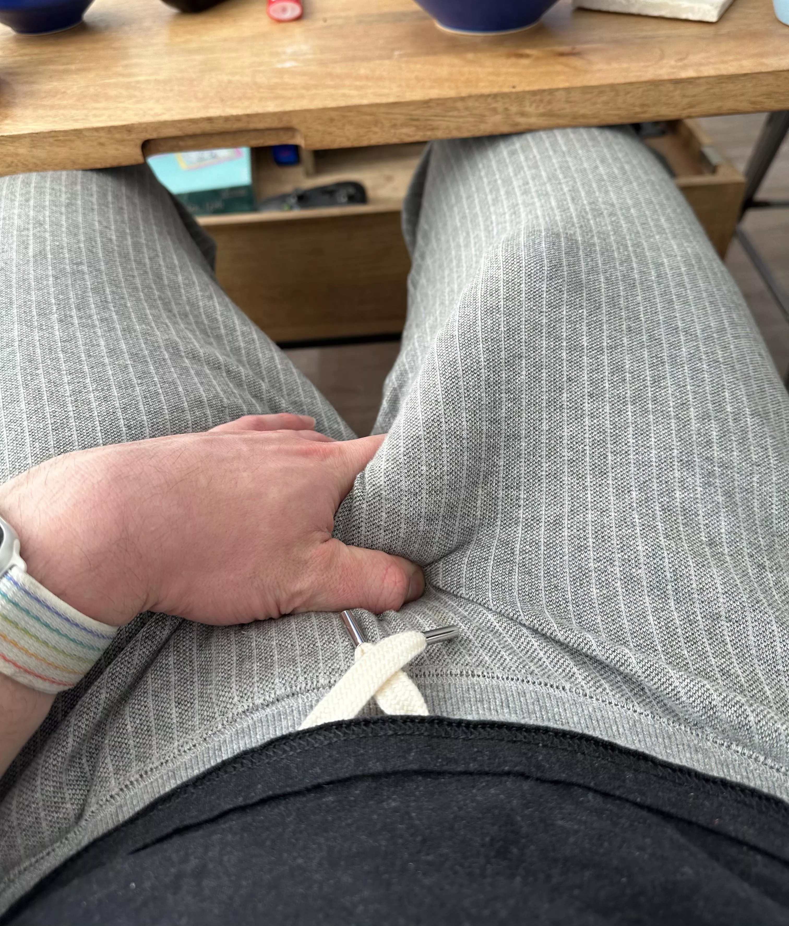 First time posting bulge, needs to be milked 💦