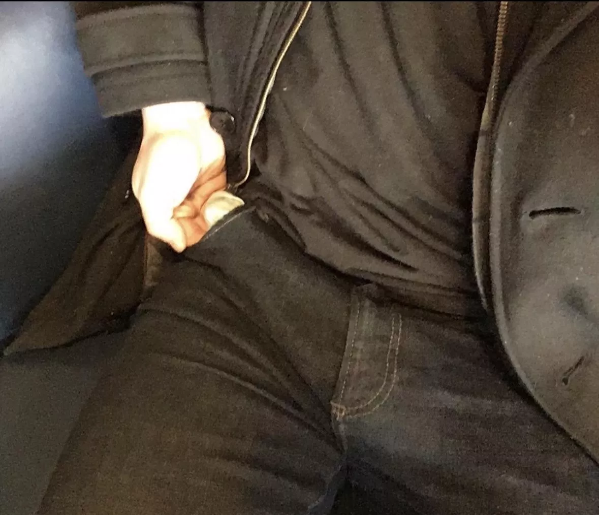 For as long as I can remember I’ve dealt with being hard in public by tucking it through my pocket. Anybody else do this?