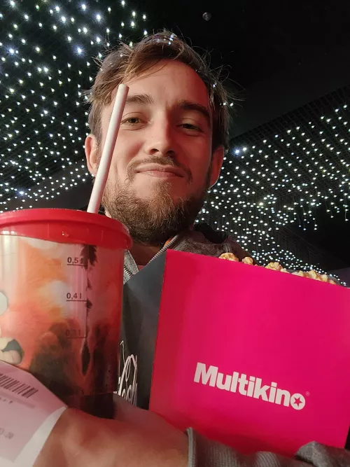 Going to cinema alone ^_^ my date didn't want to come