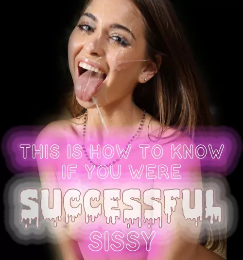 good sissies get rewarded with creamy facials