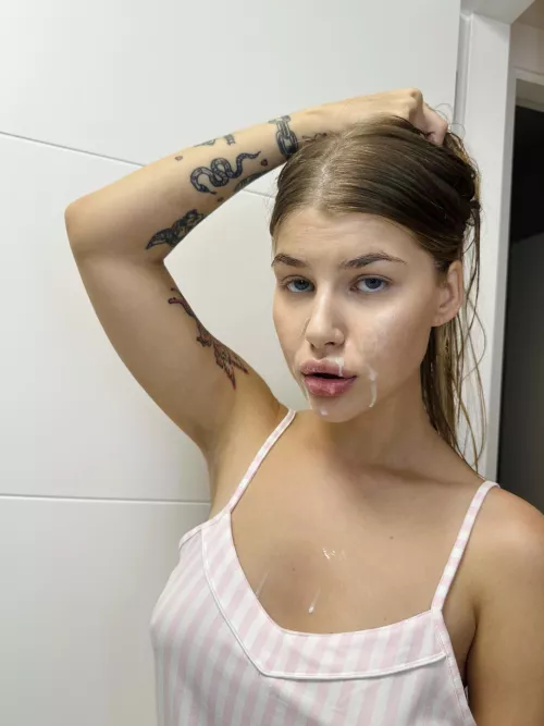 I always ask for more on my face