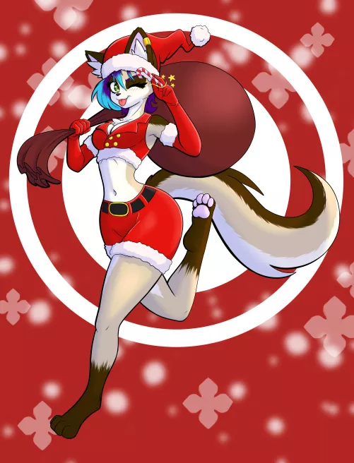I think I'm already in the Christmas mood hahaha (Art by me, commissions open, and info in comments)