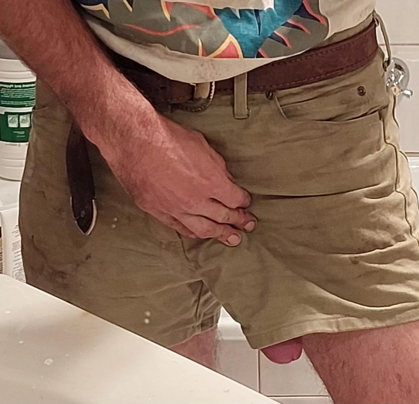 It always slips out at work 😒