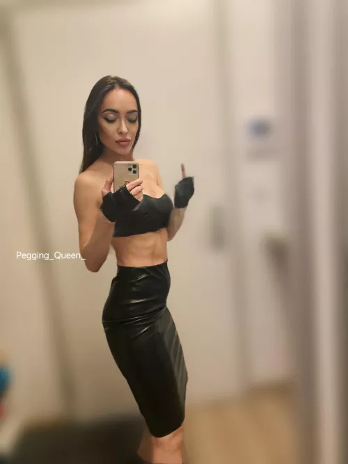 Looking amazing in leather