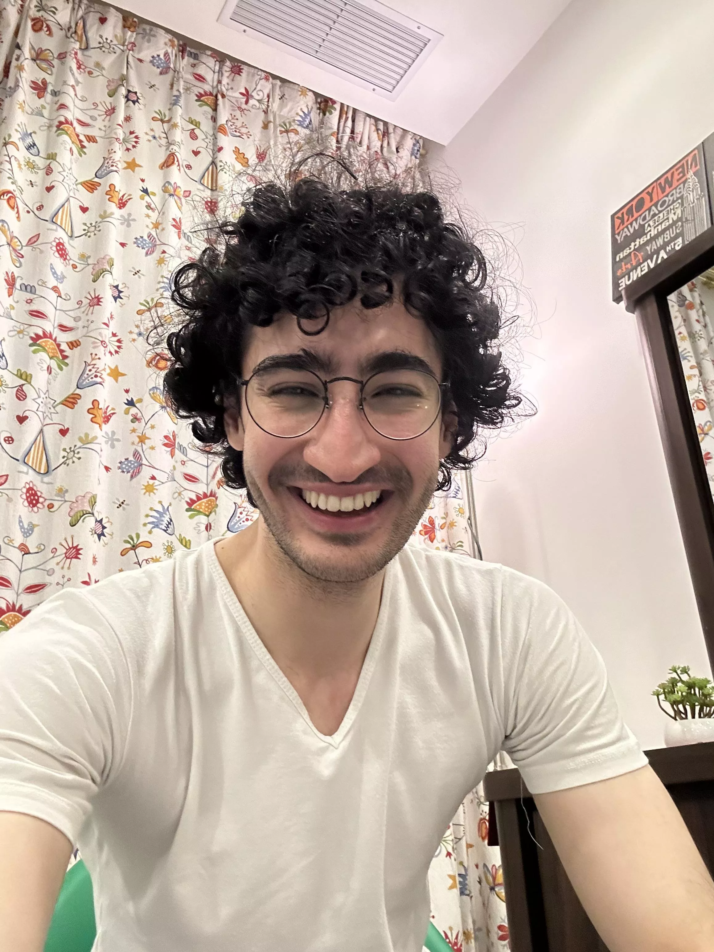 Me and my goofy curtains wish you all a happy thanksgiving day!