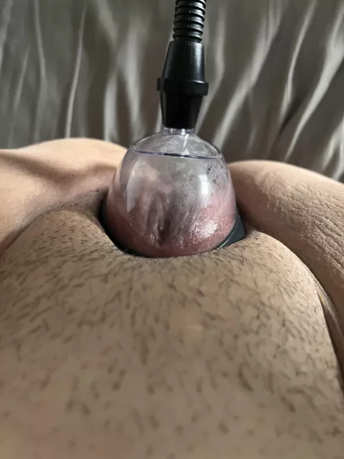 My [f]irst time pumping my pussy