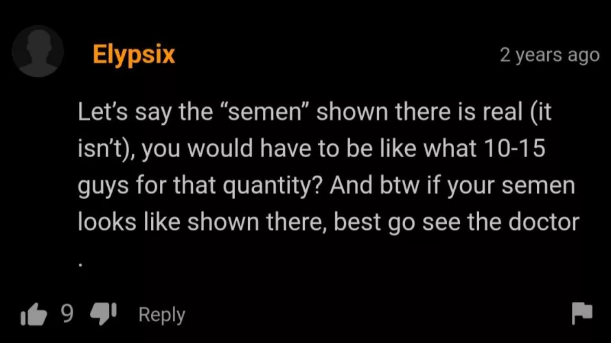 Needs to see a doctor.....