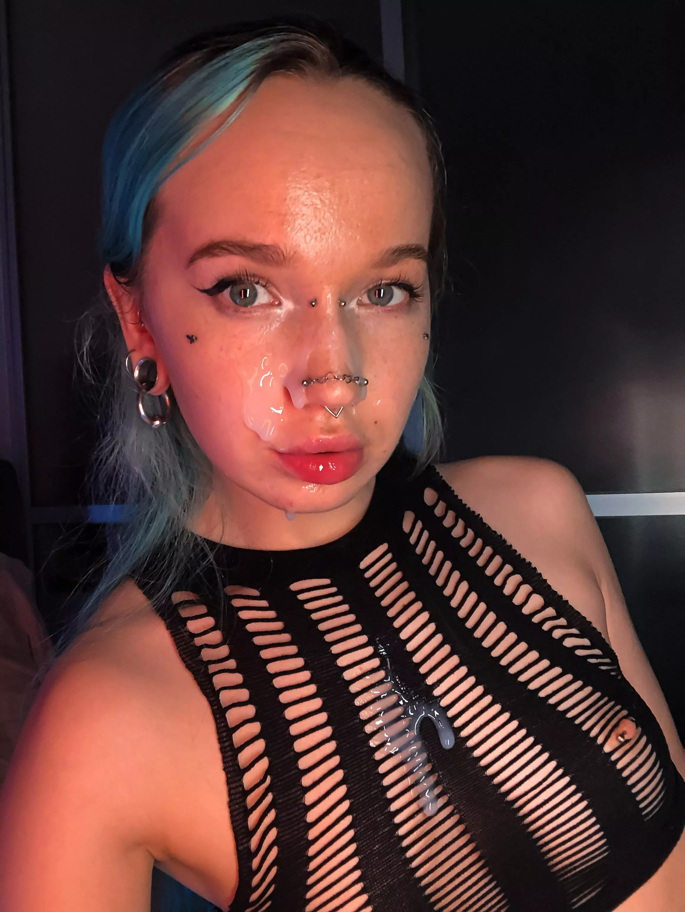 Next time I get fucked, I'll ask for more cum on my clothes.