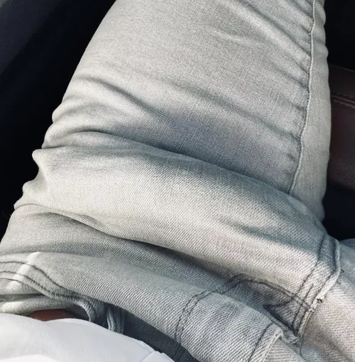 Outline of my big dick