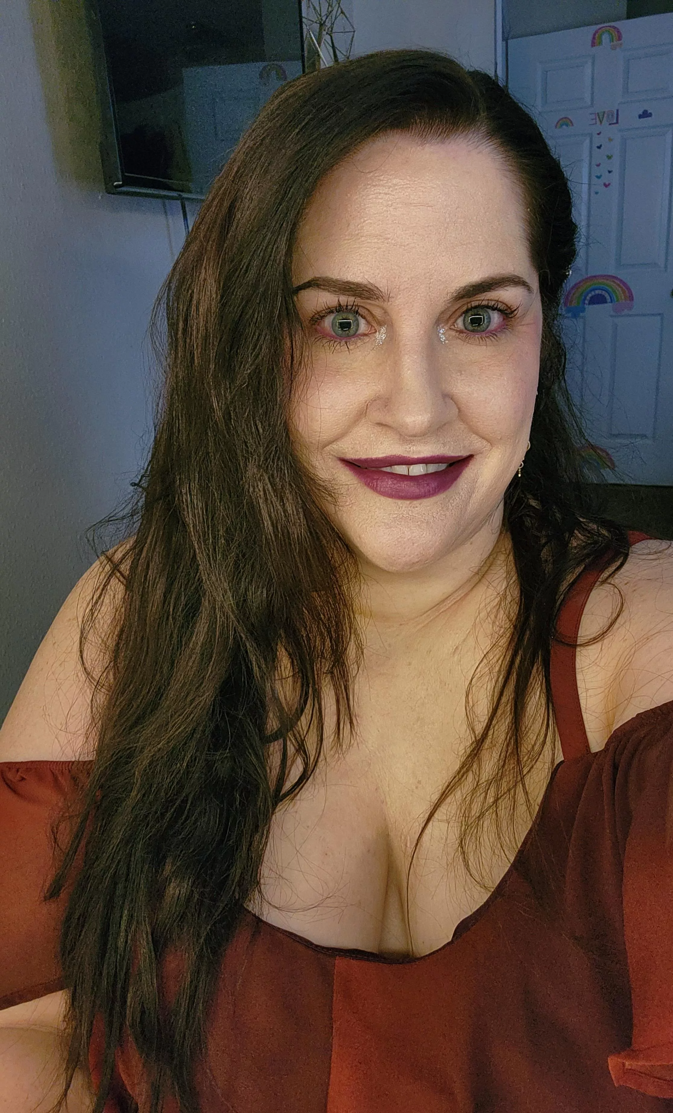 Rare photo with my hair down