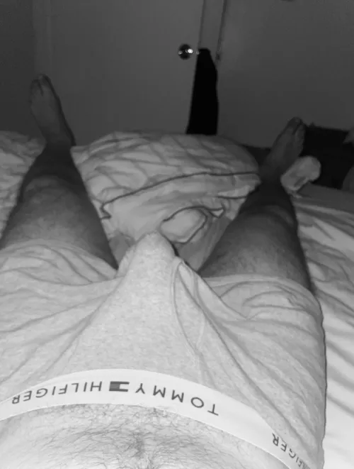 Should I keep the underwear on or off in my next pic 😏