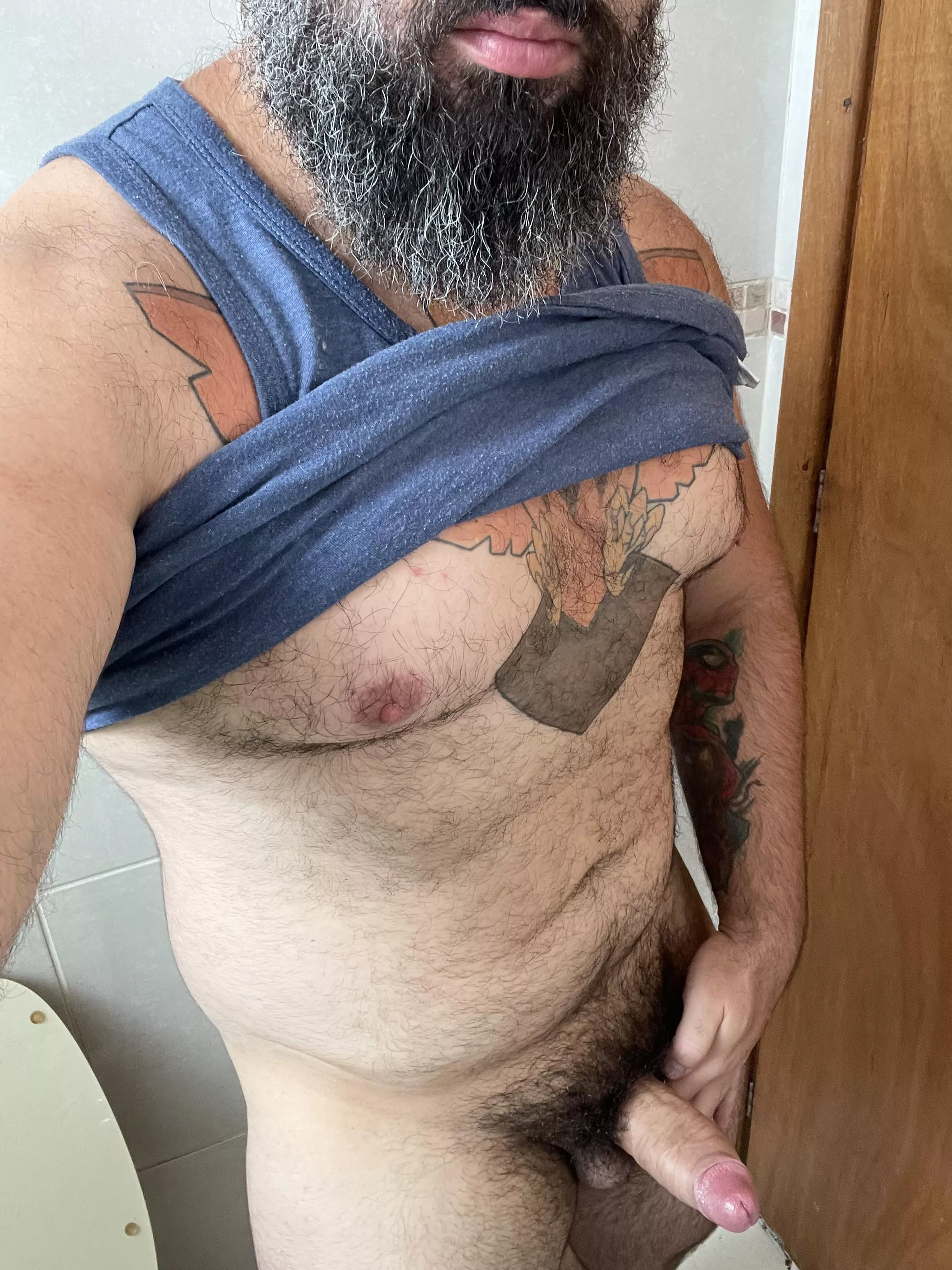 The boner has quite a beard too