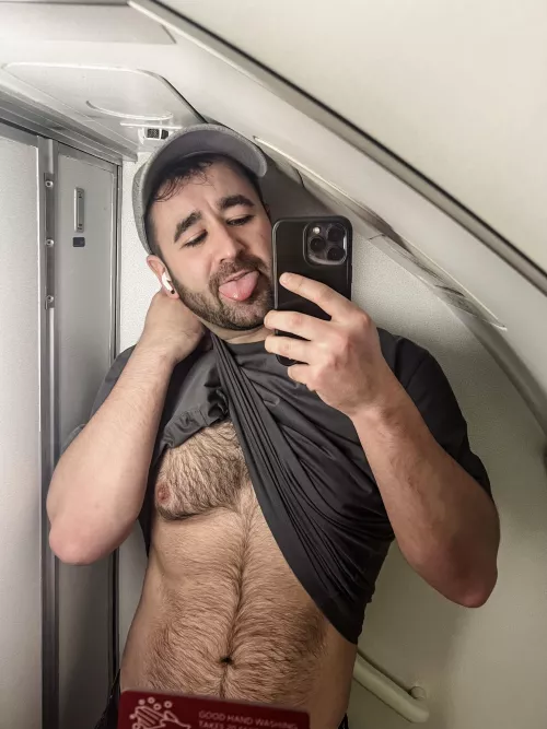 this bathroom might be too tight for the mile high club