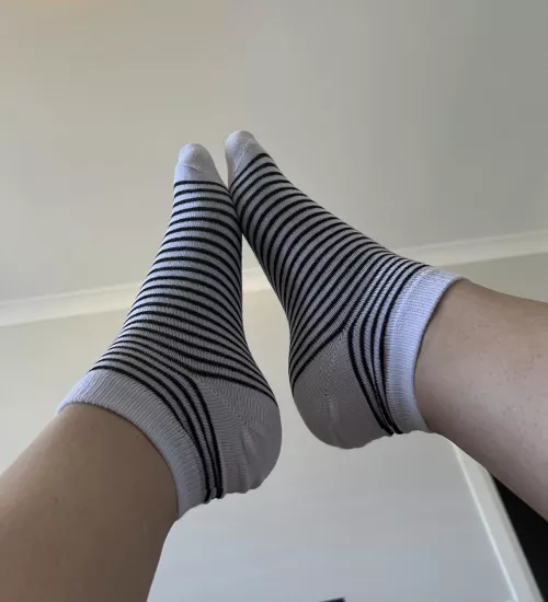 Want to slide something between these soft socks?
