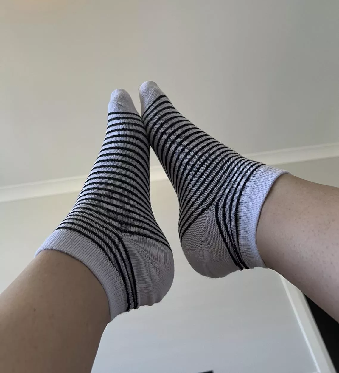 Want to slide something between these soft socks?