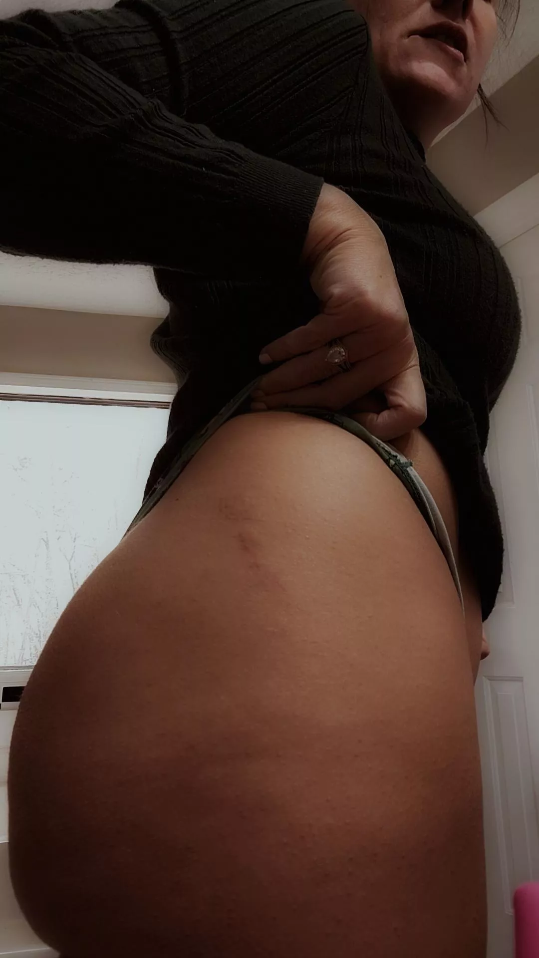 When you're sitting at Thanksgiving dinner with your ass marked up from someone that is not your husband