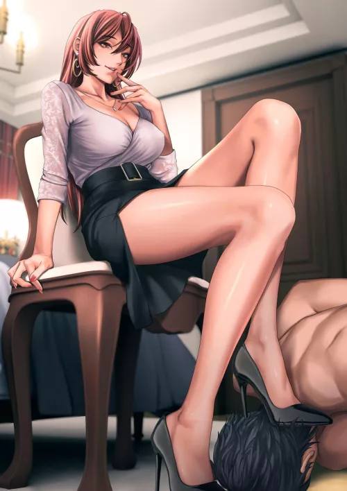 Worshipping her properly