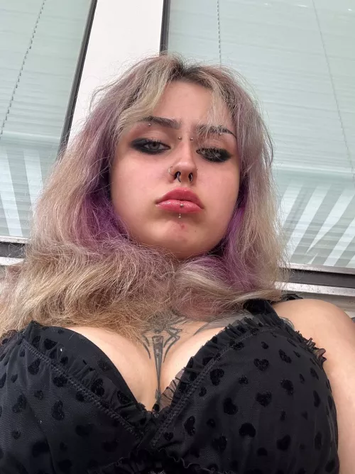 You can pull down my bra, lick or suck it, it's yours.