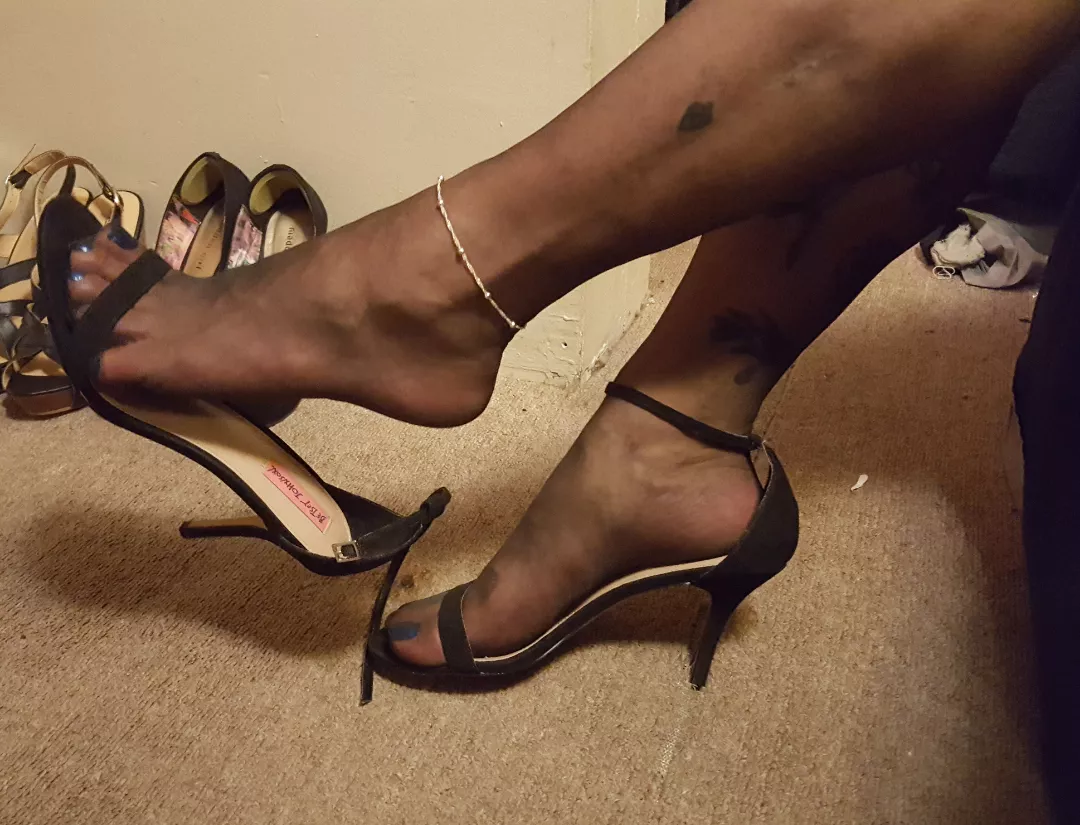 All day in heels, would you rub them for me, please?