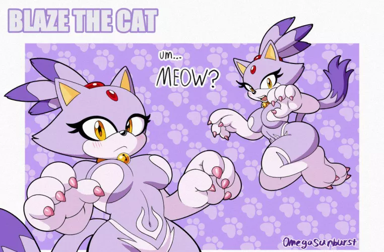 Blaze as Felicia by omegasunburst