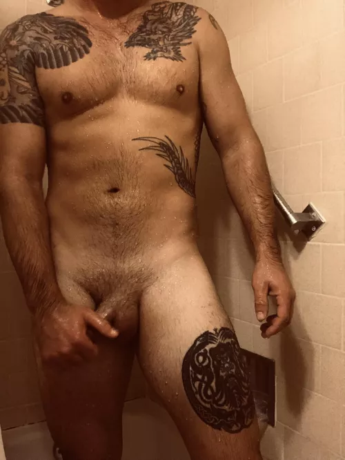 Come wash Daddy’s back.