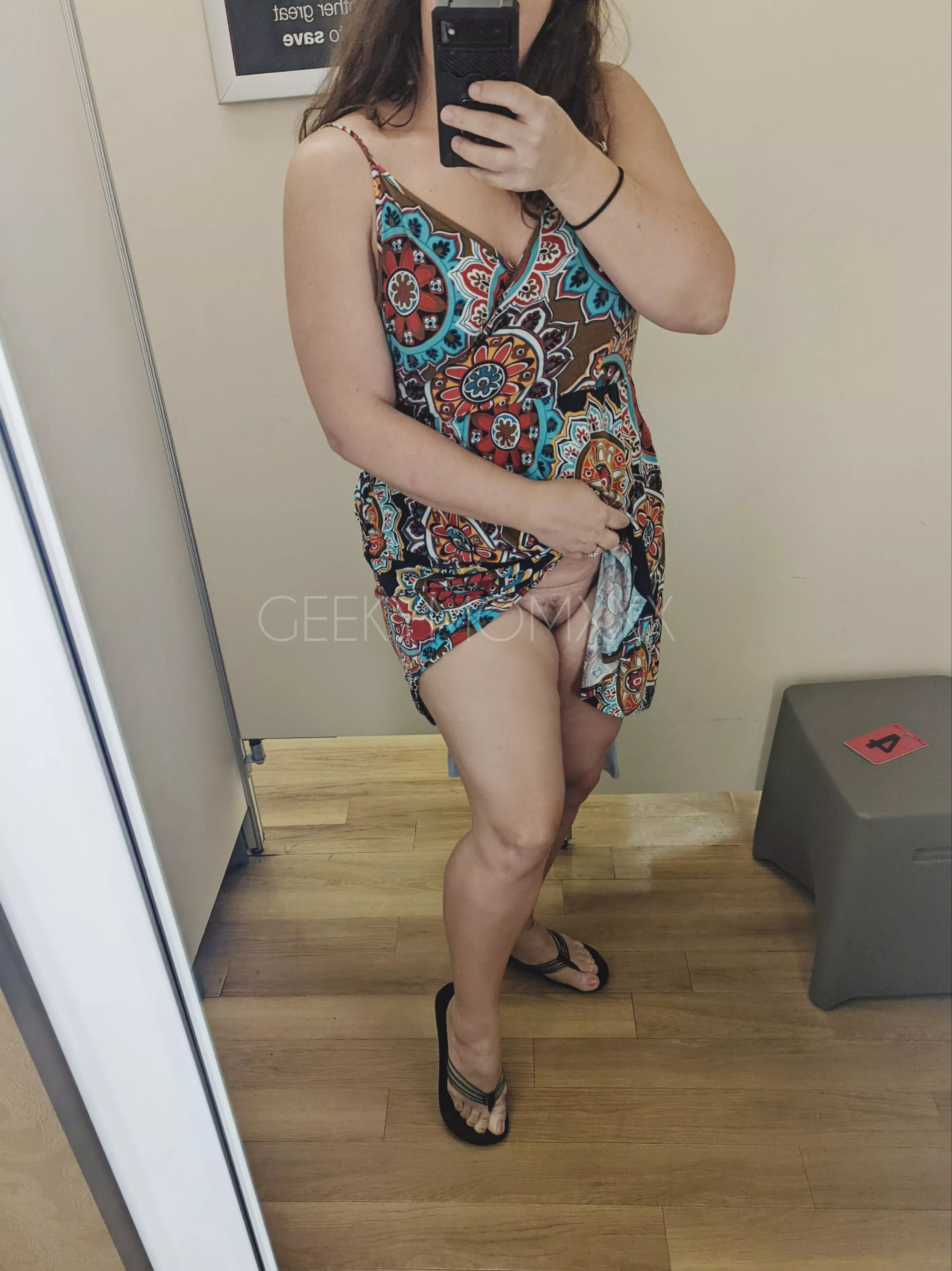 Dressing rooms bring out the naughty milf in me