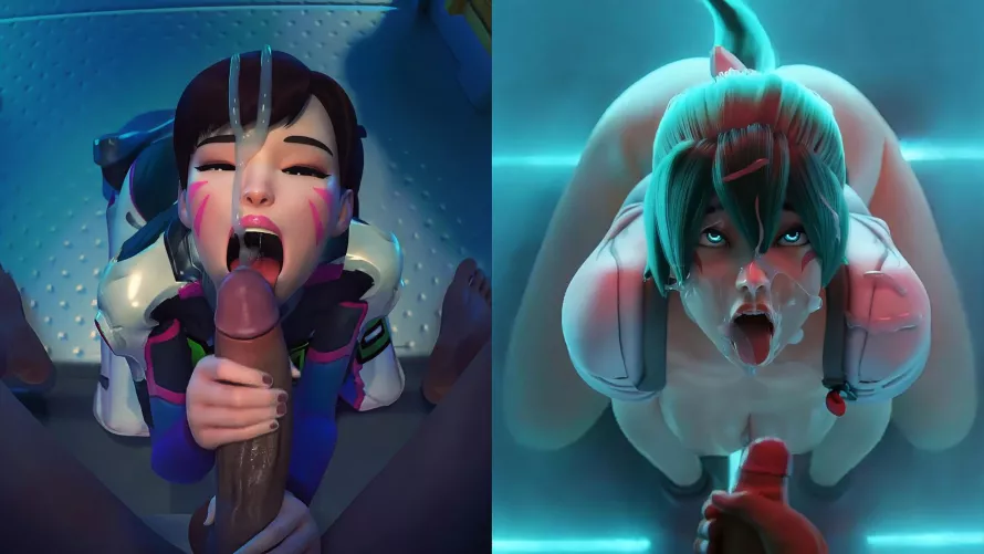 D.va and kiriko (yerro)