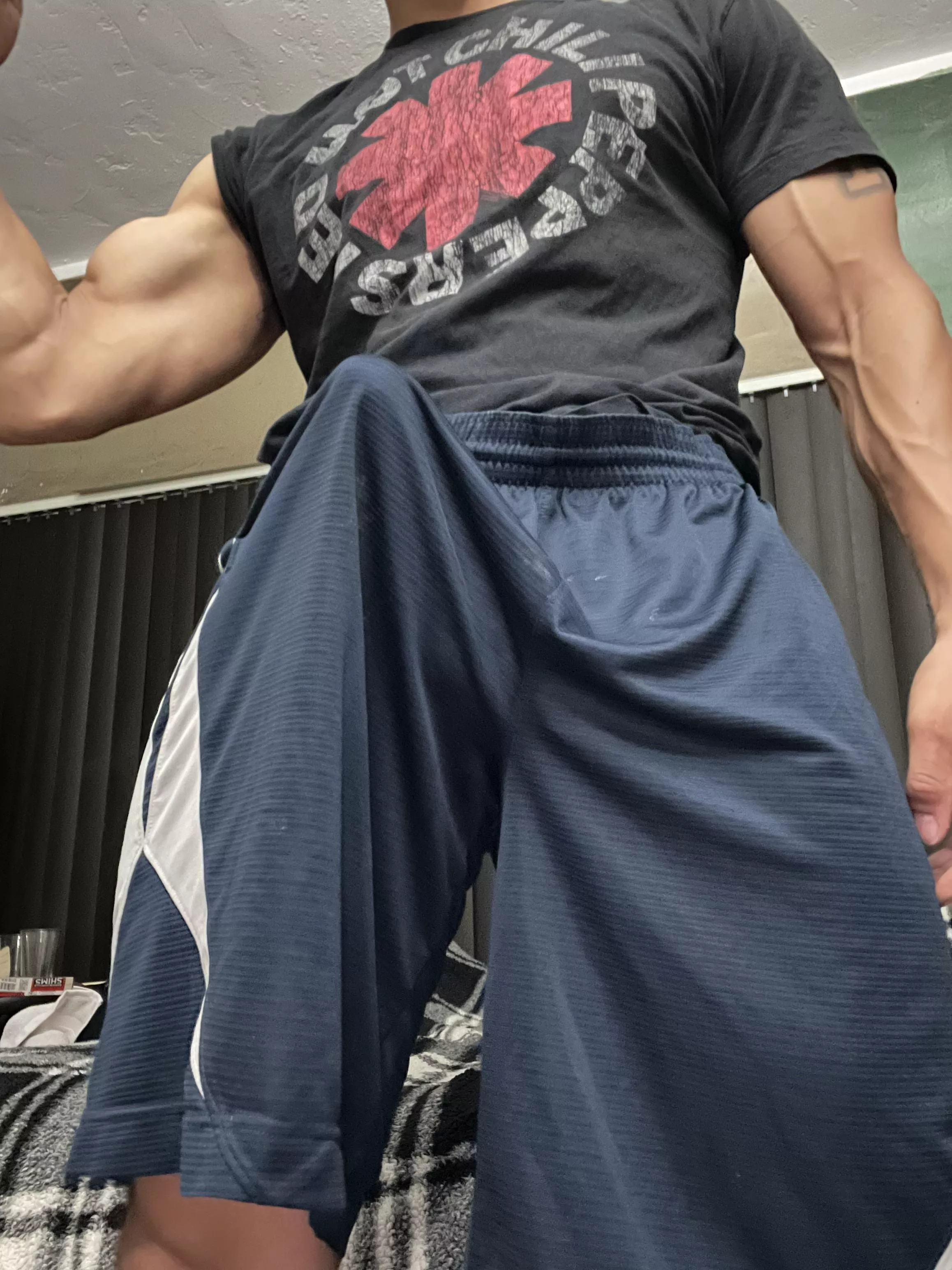 Not very good at hiding my bulge