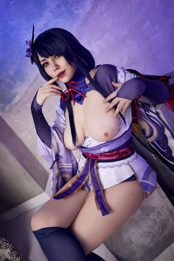 Raiden Shogun (Genshin Impact) by Dzikan