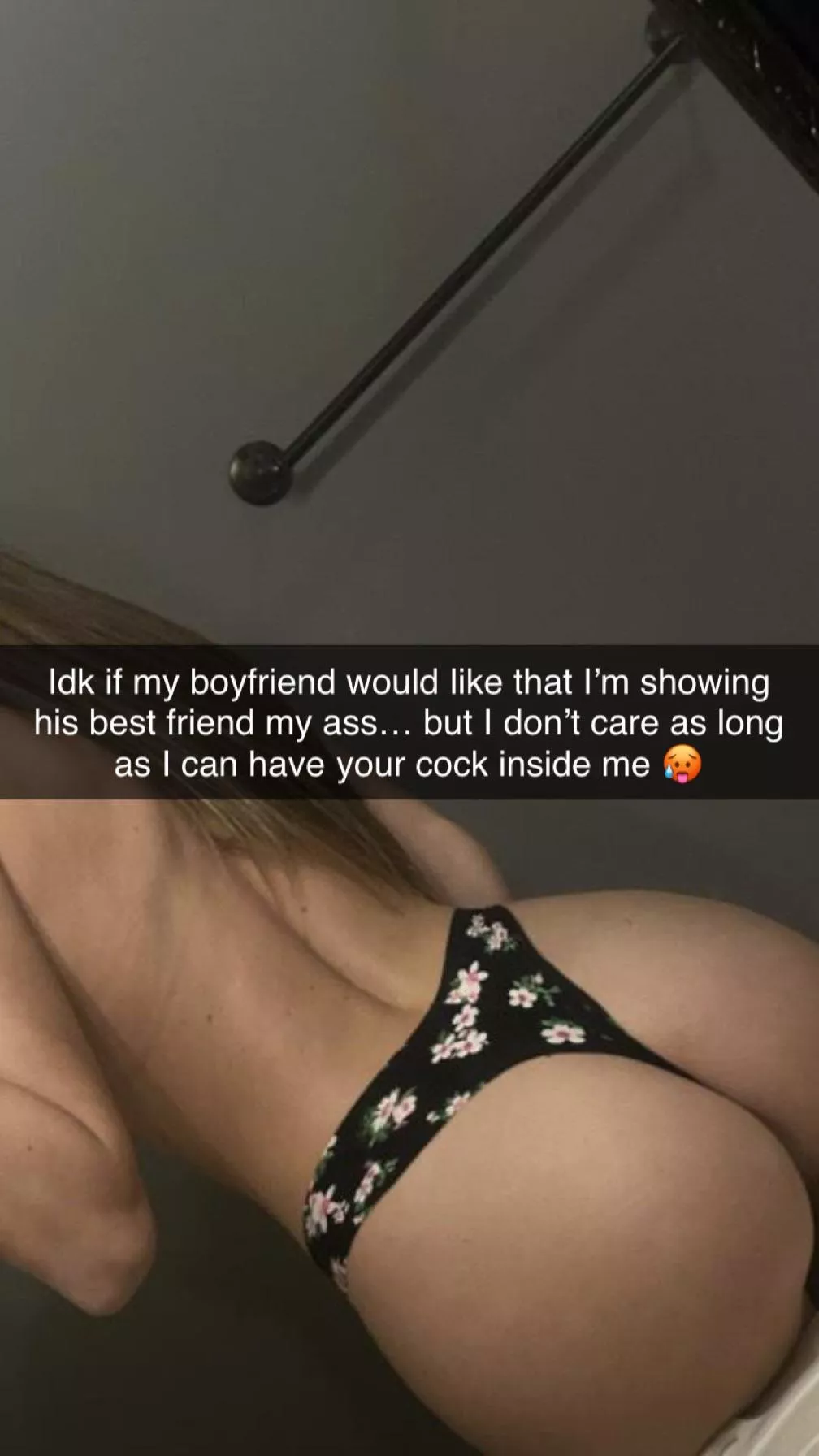 She doesn’t care if her bf knows his best friend fucked his gf