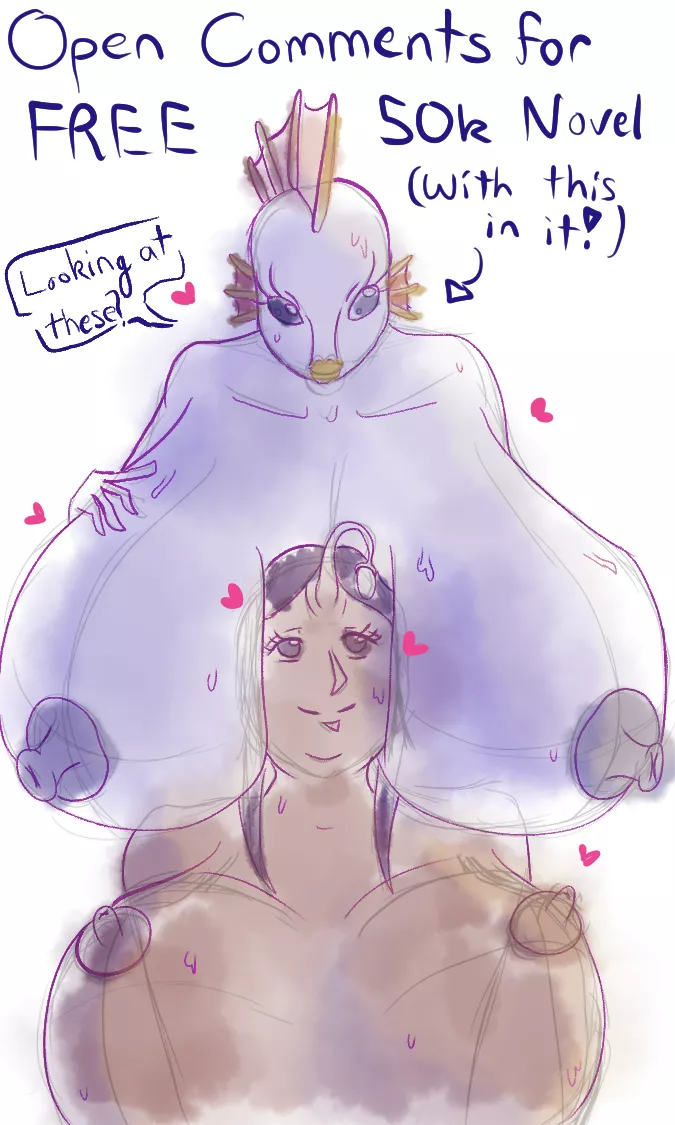 Small Business Saturday? I'd rather celebrate Swelling Bust Saturday! (Sketched by me)