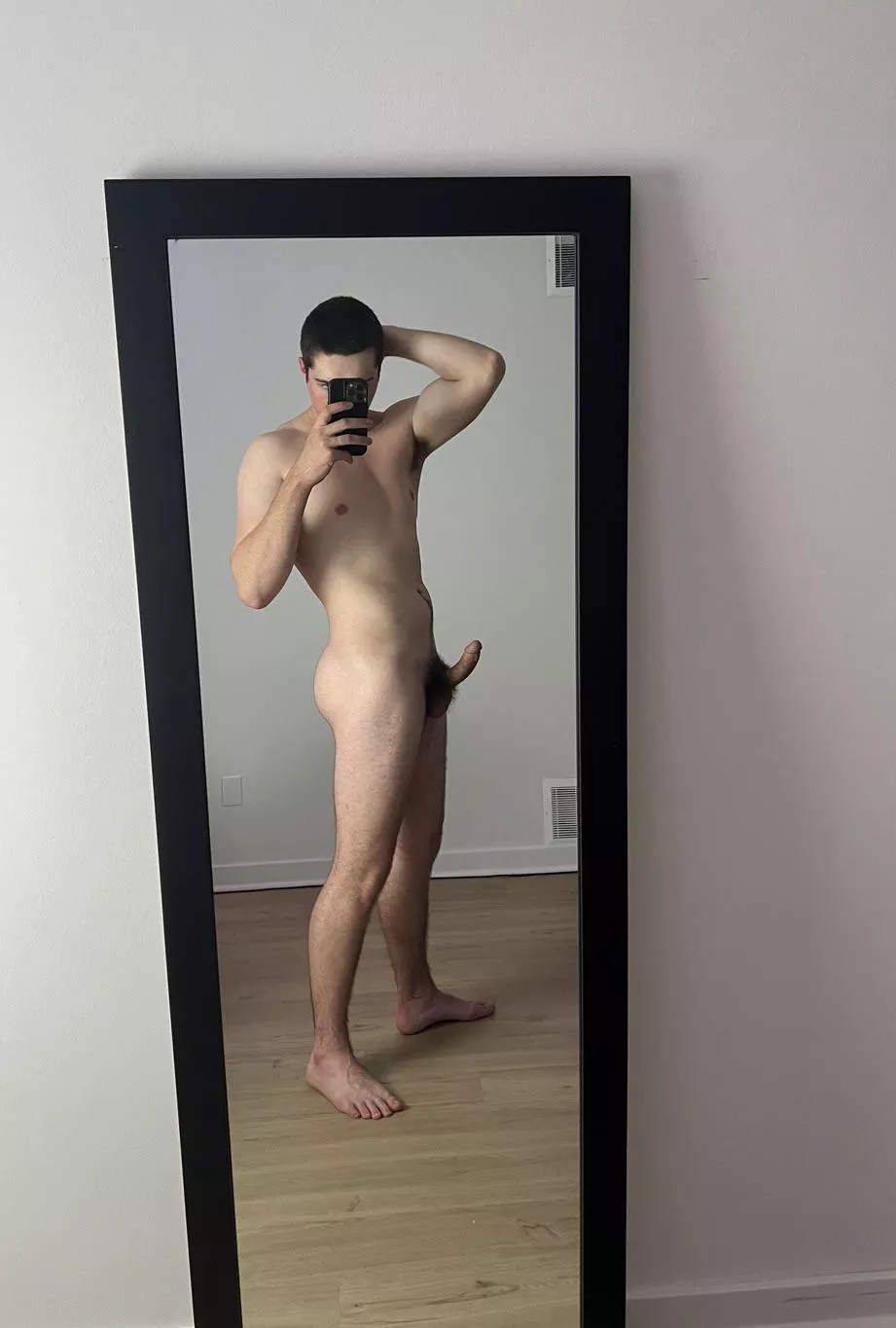 Swallow my curved Canadian cock