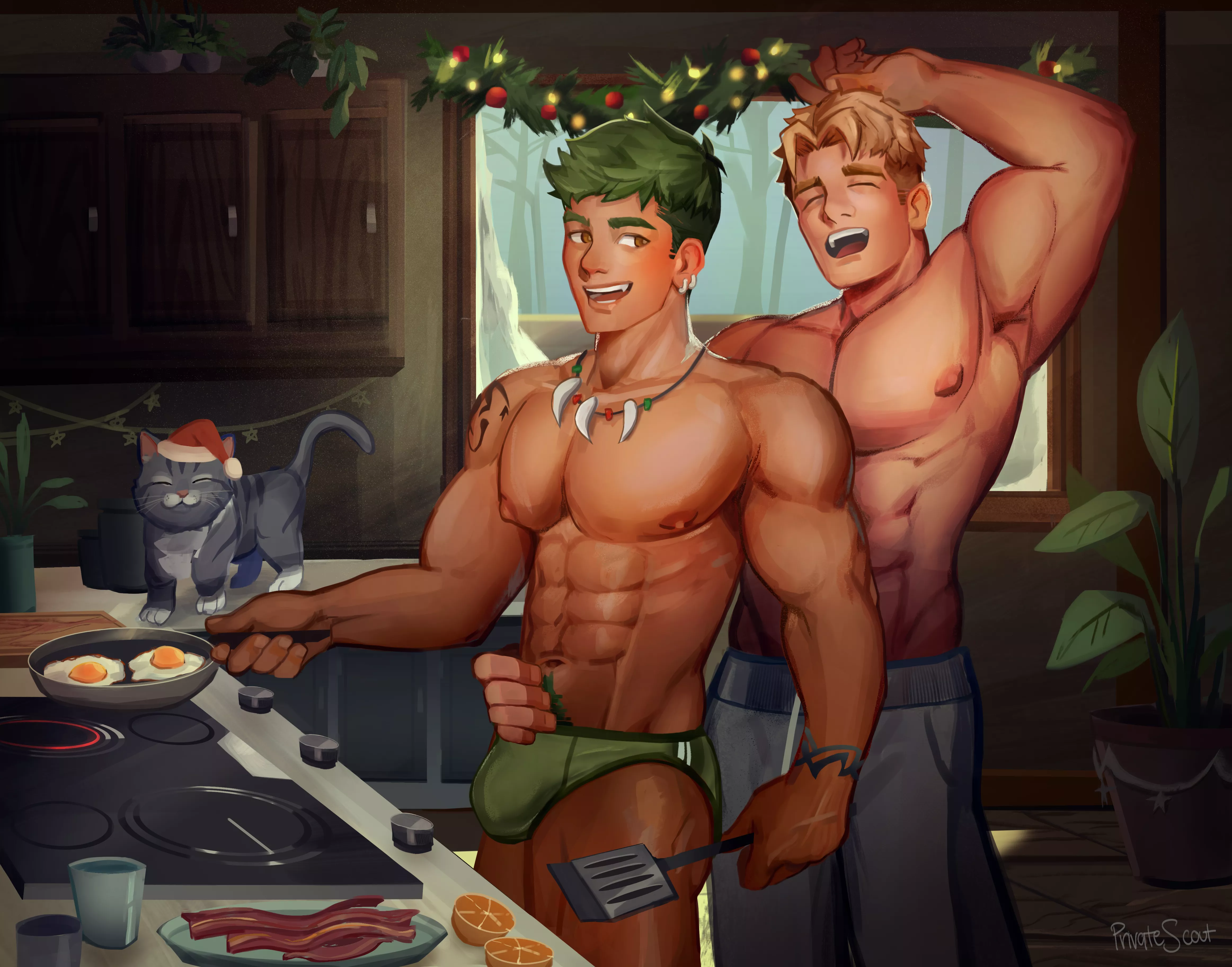 Winter Morning (art by me)