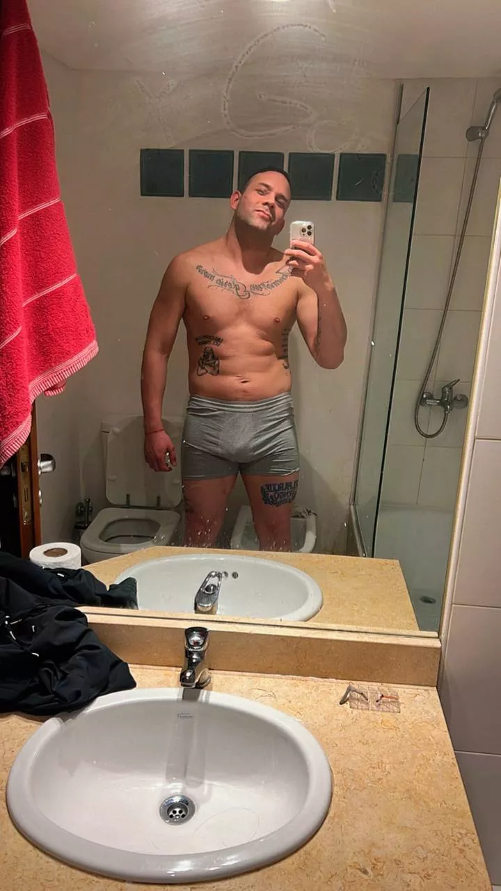 You can take it off me if you want to see more.