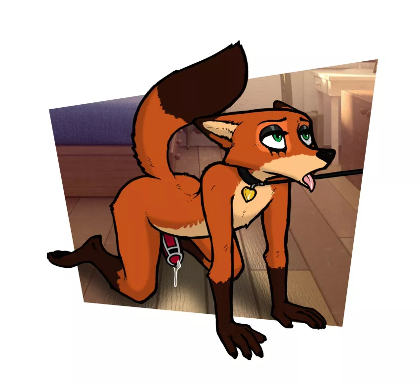 You never thought of yourself as much of a furry, but after 3 months in a cage with no releases and only teasing, you gave into your mistress' desires. Now you live 24/7 in a full body fursuit and have to be a pet all day for any chance of release.