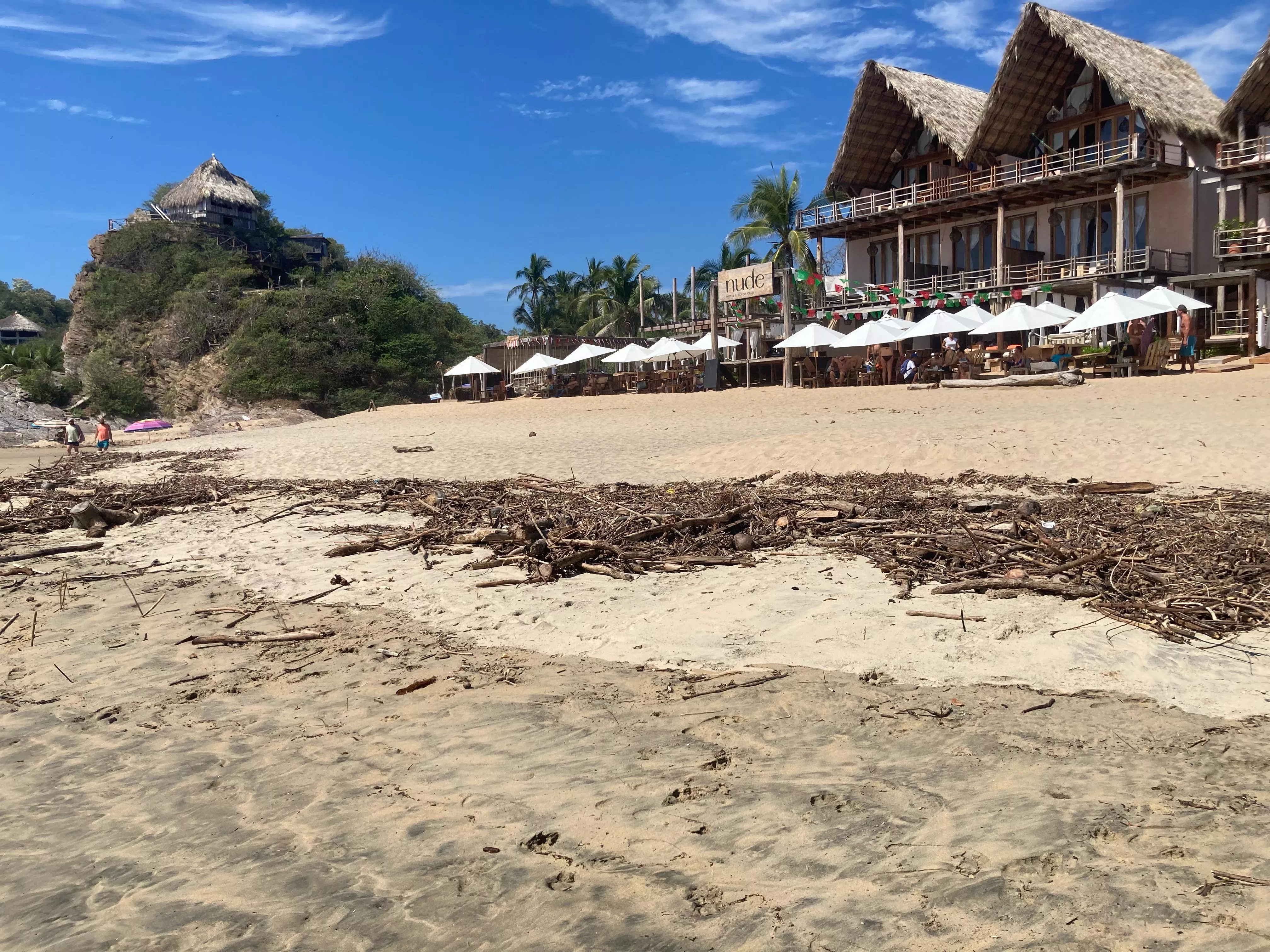 Zipolite Beach Trash