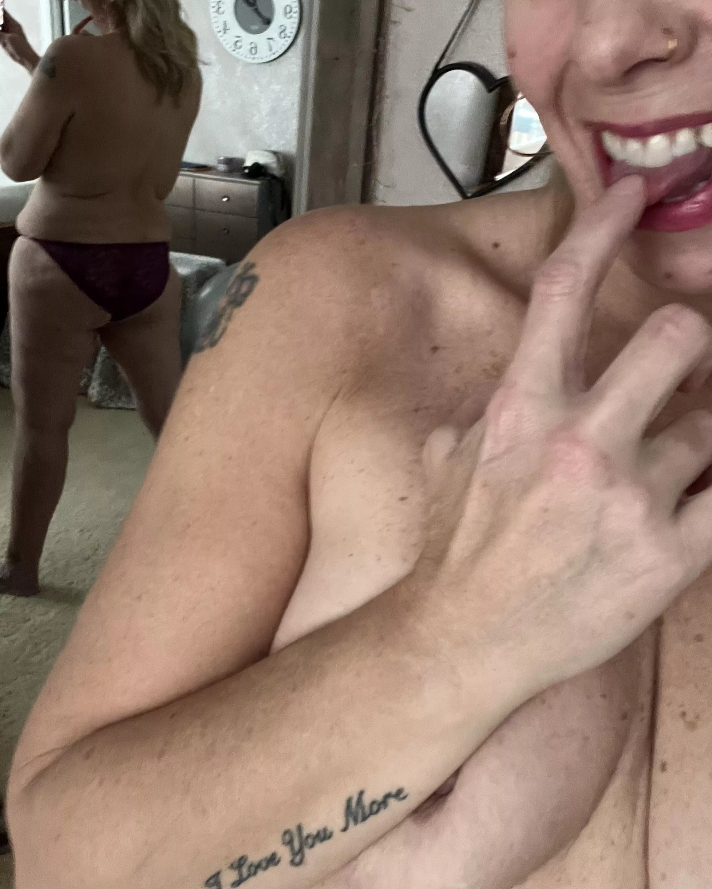 A naughty older horny wife