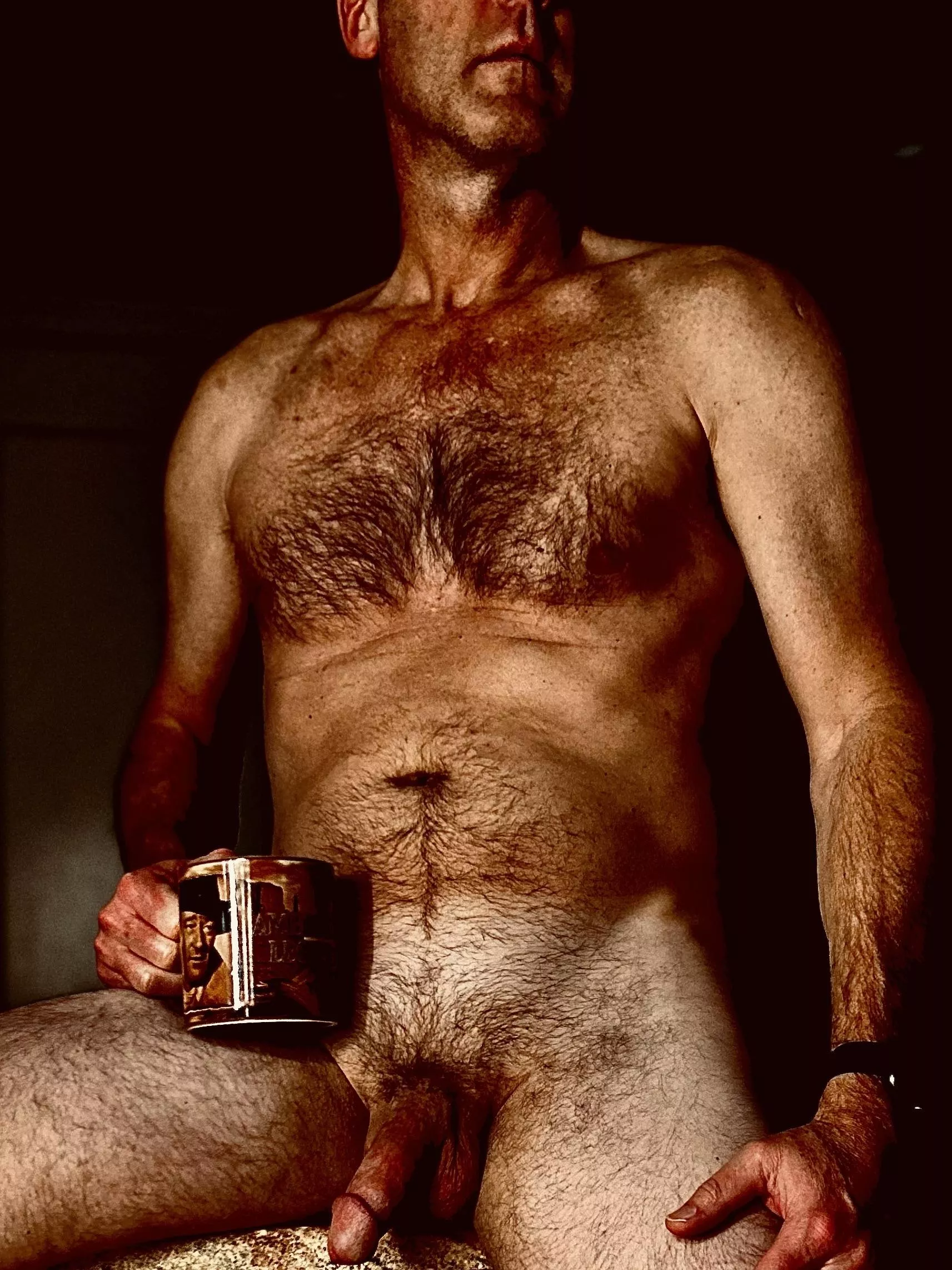 A quiet coffee before the guests wakeup